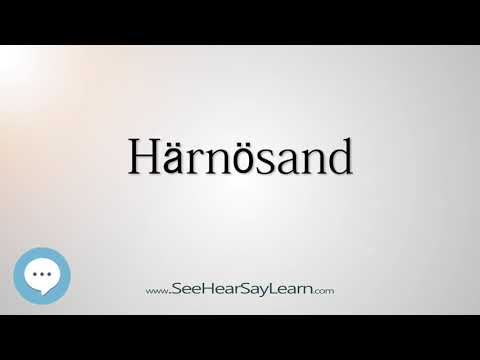 Härnösand (How to Pronounce Cities of the World)💬⭐🌍✅
