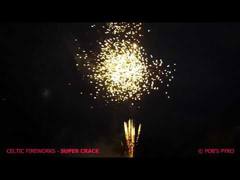 Celtic Fireworks Super Crack 100 Shot Cake