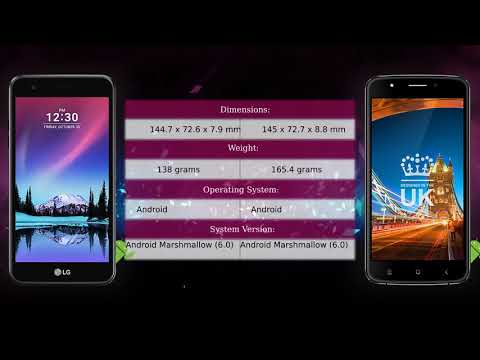 LG K4 2017 vs STK Sync 5e Dual SIM - Phone comparison