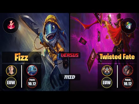 Caps FIZZ (Mid) [Electrocute] VS TWISTED FATE - Challenger EUW Patch 10.12