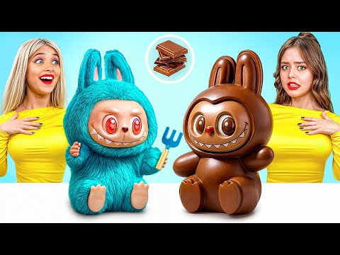 Desafio de Comida de Verdade vs. Chocolate | Desafio de Culinária com Chocolate da RATATA POWER
