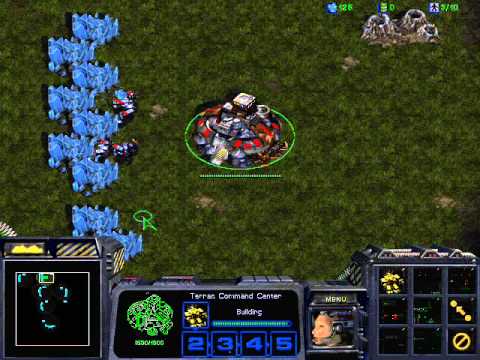How to split workers in Starcraft Broodwar