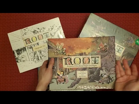 Crow's unboxing Root underworld expansion with Kickstarter extra
