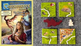 WHAT'S NEW Carcassonne Expansion 3: The Princess & The Dragon, plus PLAYTHROUGH & EXPANSIONIST