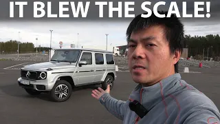 Mercedes G580 electric Geländewagen range test