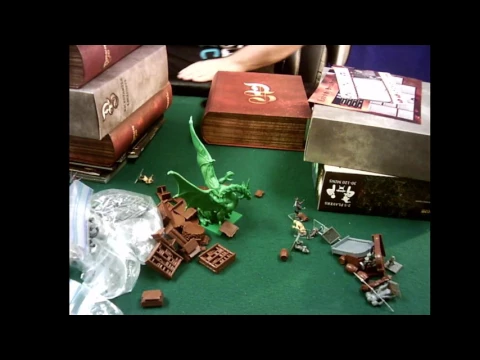 Gaming with a Purpose Takes a look at Dungeon Saga kick starter pledge and partial unboxing