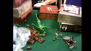 Gaming with a Purpose Takes a look at Dungeon Saga kick starter pledge and partial unboxing