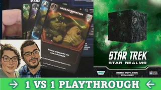 DGA Plays Board Games: Star Trek: Star Realms Borg Invasion Expansion - 1 vs 1 Playthrough