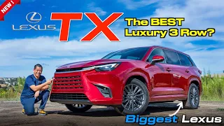 2024 Lexus TX is the Biggest and Best Family 3 Row from Lexus Hands Down