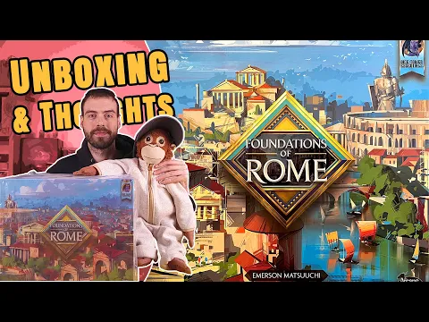 Foundations of Rome (Emperor Edition) | Unboxing & Thoughts | Grandiose/Deluxe Light Family Game