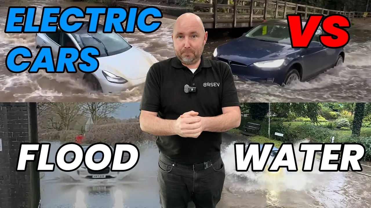 How do Electric cars cope in deep water? Better than petrol/diesel!