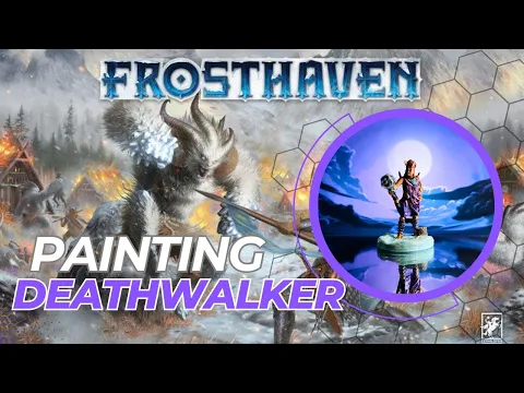 Painting Deathwalker miniature from Frosthaven #frosthaven @cephalofairgames