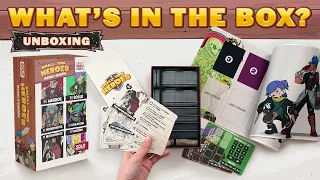 Small-Time Heroes Unboxing (with Playmats) & Custom Insert