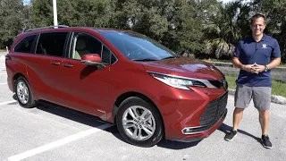 Is the NEW 2021 Toyota Sienna the BETTER minivan than the Honda Odyssey?