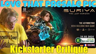 Suriya : The Last Horizon - A-symetric Deckbuilding= YES! - Kickstarter Critique Review