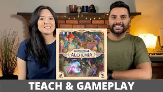 Mercurial Alchemia - Board Game Teach & Playthrough