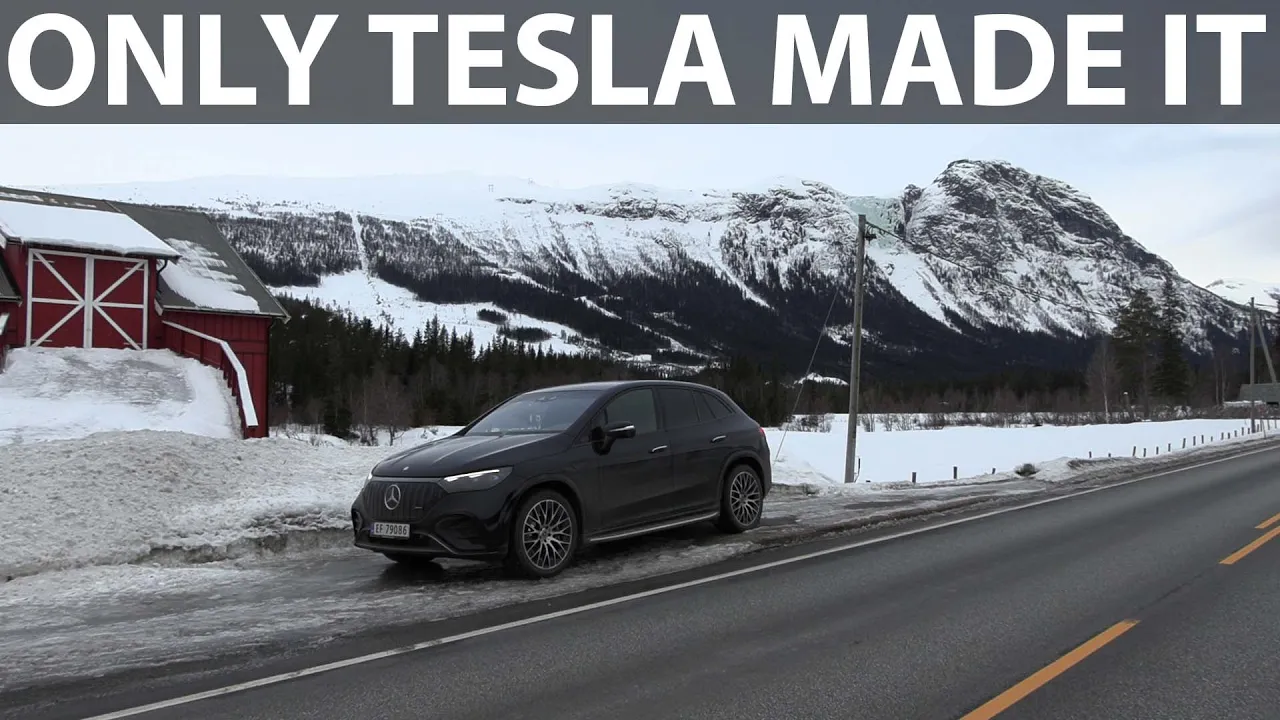 Mercedes EQE SUV 43 AMG 4Matic trip to Hemsedal
