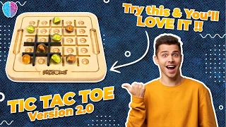 Physome Hash-Me | Tic Tac Two | 2 Players Table Top Wooden Board Game