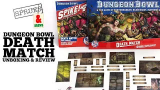Dungeon Bowl Death Match Unboxing and Review - Blood Bowl