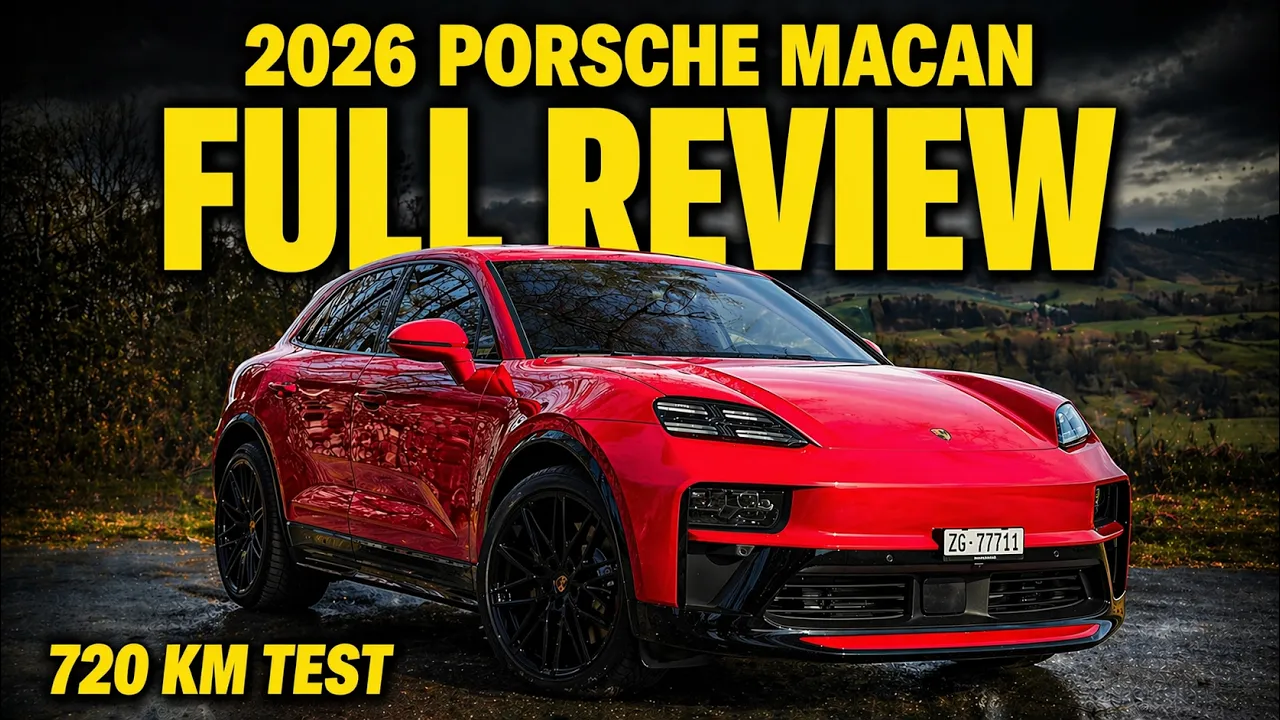 Porsche’s EV Sweet Spot — 720 km in the 2026 Porsche Macan GTS
