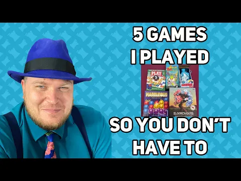 5 Games I Played So You Don’t Have To - with Tom Vasel