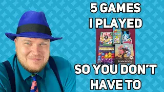 5 Games I Played So You Don’t Have To - with Tom Vasel