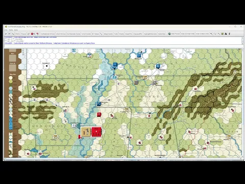 The U. S. Civil War - Turn 7 - Union N.O. captured, Sparing along the fronts