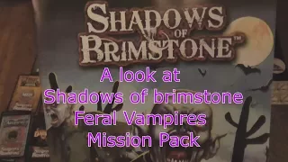 A look at Shadows of Brimstone Feral Vampires Mission Pack