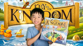 Key to the Kingdom Family Board Game Unboxing, How to Play & Review | Restoration Games