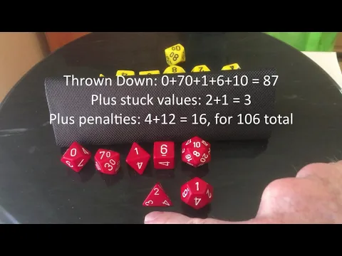 Throw Down Seven: A Polyhedral Dice Game