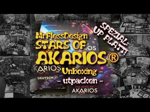 Unboxing: Stars of Akarios & Miniaturen (deutsch -up platt- / german)