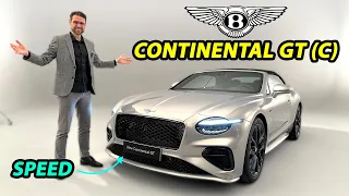 all-new Bentley Continental GT Speed Premiere REVIEW GTC with Porsche V8!