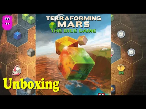 Terraforming Mars: The Dice Game, Unboxing - Kickstarter version