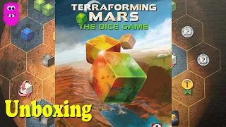 Terraforming Mars: The Dice Game, Unboxing - Kickstarter version