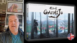 The author talks about "GACHIJO - Four Ninja and the Castle of Treasures", Board Game
