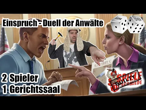 Einspruch Duell der Anwälte | 2 Personen Spiel | Brettspiele