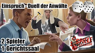 Einspruch Duell der Anwälte | 2 Personen Spiel | Brettspiele