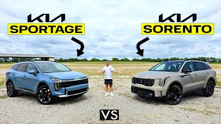 BEST KIA SUV?? -- 2026 Kia Sportage vs. Kia Sorento: Comparison