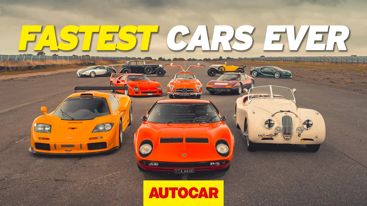 Celebrating a century of speed with £30m+ of Britain's fastest cars