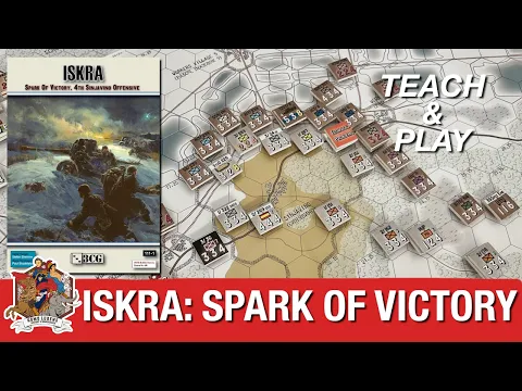 Iskra (3CG) - Teach and Play of an East Front chit-pull Wargame