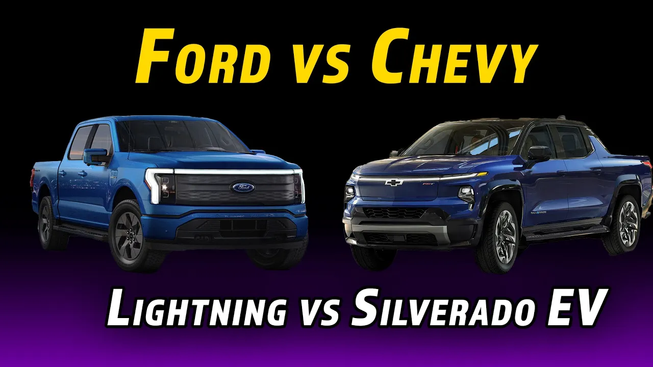 1/2 Ton EV Battle Heats Up | Ford F-150 Lighting vs Chevy Silverado EV