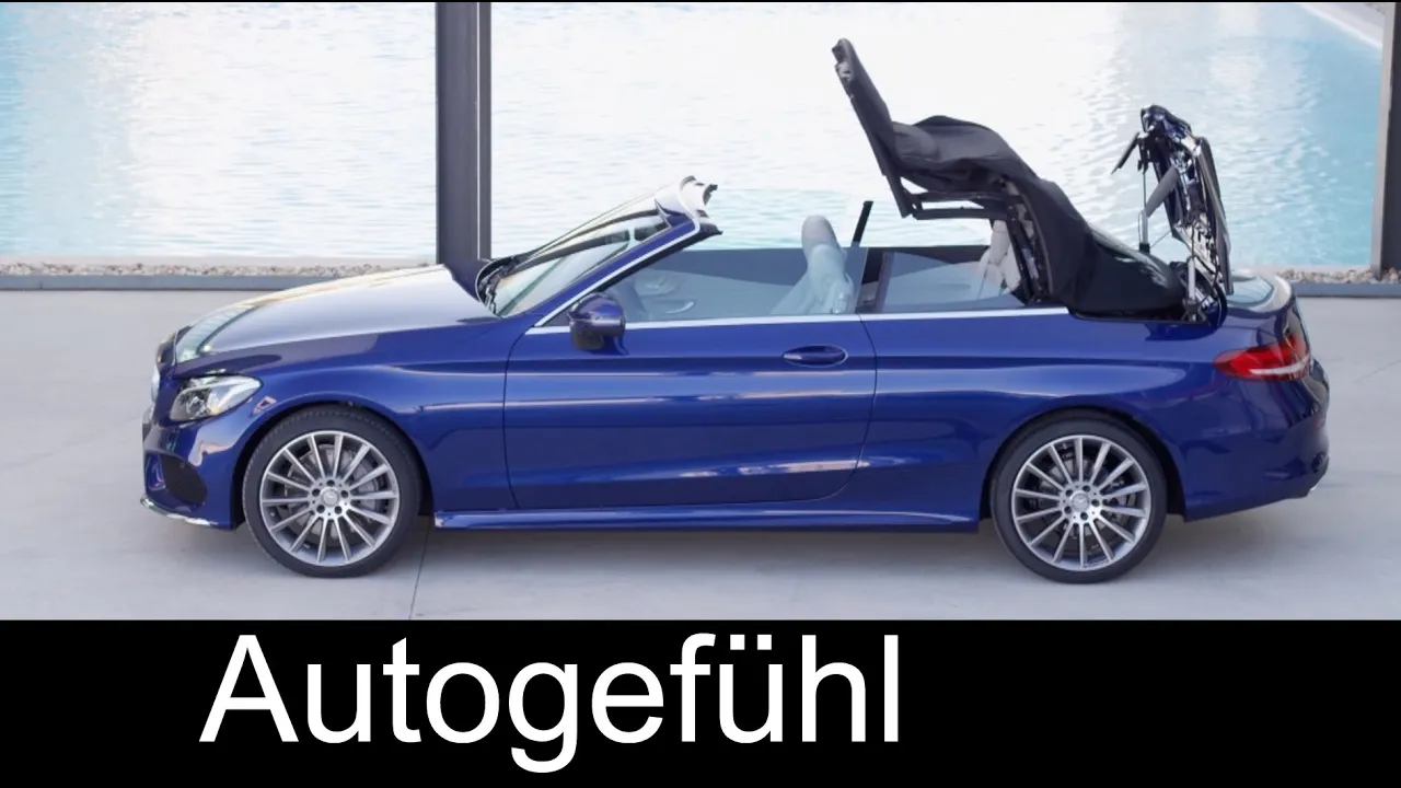 2017 Mercedes C-Class Cabriolet convertible C400 Exterior/Interior/Roof C-Klasse