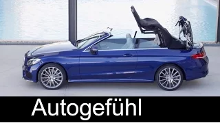 2017 Mercedes C-Class Cabriolet convertible C400 Exterior/Interior/Roof C-Klasse