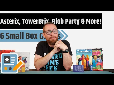 6 Small Box Game Reviews - Asterix & Co, Tower Brix, Blob Party: Neon Nights & More!
