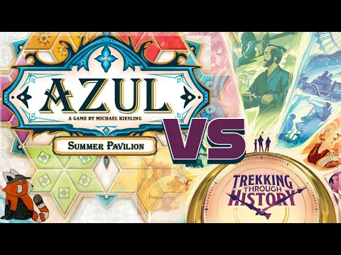 Azul vs Trekking through History | Azul Review | Trekking through History Review | Game vs Game