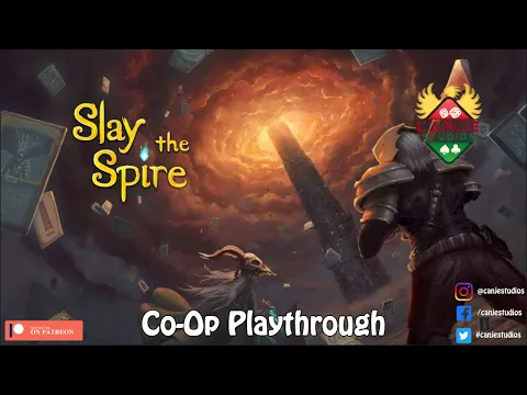 Canje Plays Slay the Spire Co-Op with Pacman and Steve (OSCS) - TTS