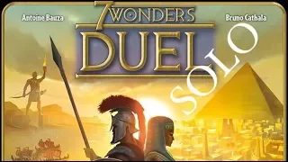 7 Wonders Duel : The SOLO Challenge (English version)