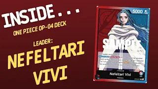 Inside…One Piece Card Game OP-04 Deck - Nefeltari Vivi Leader / Alabasta Deck (4K 60fps)