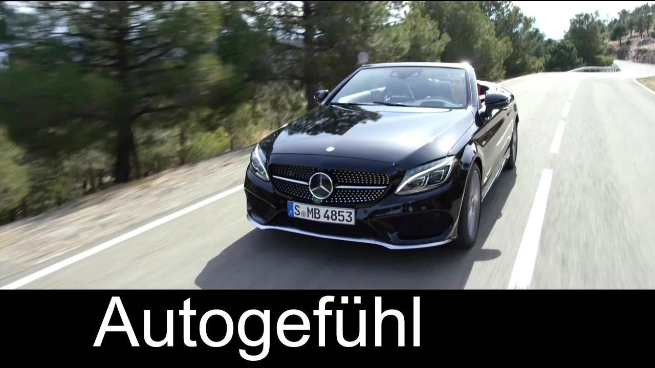 New Mercedes C-Class AMG C 43 Cabriolet 2016 Interior/Exterior Sound - Autogefühl