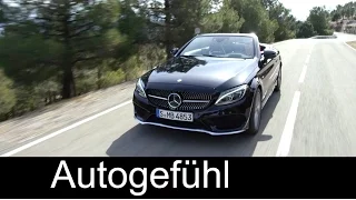 New Mercedes C-Class AMG C 43 Cabriolet 2016 Interior/Exterior Sound - Autogefühl
